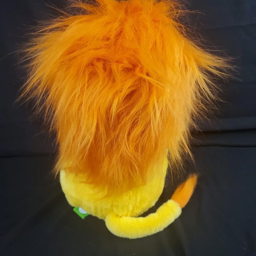 Giggle Scape Yellow Lion Plush Orange Mane  12